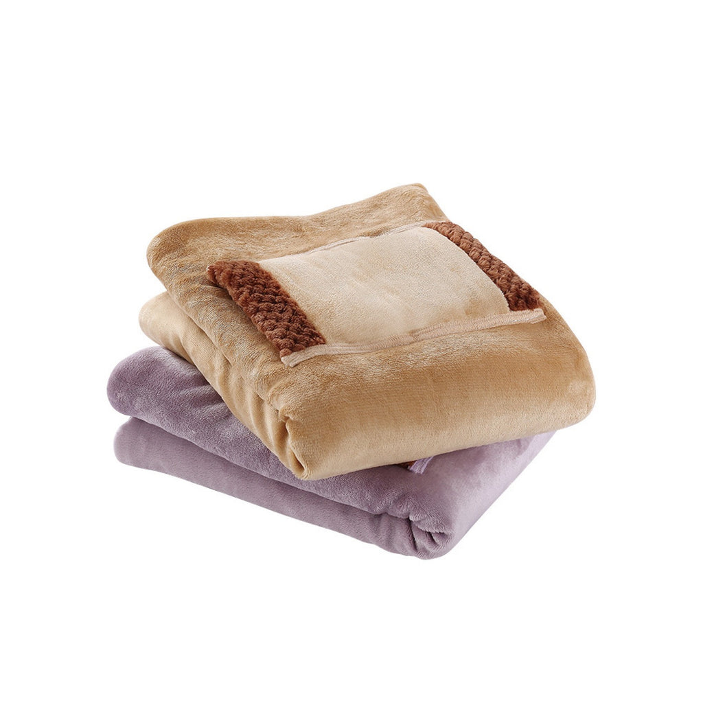 Electric Heated Throw Over Blanket Large Warm Washable Fleece Winter Warming USB