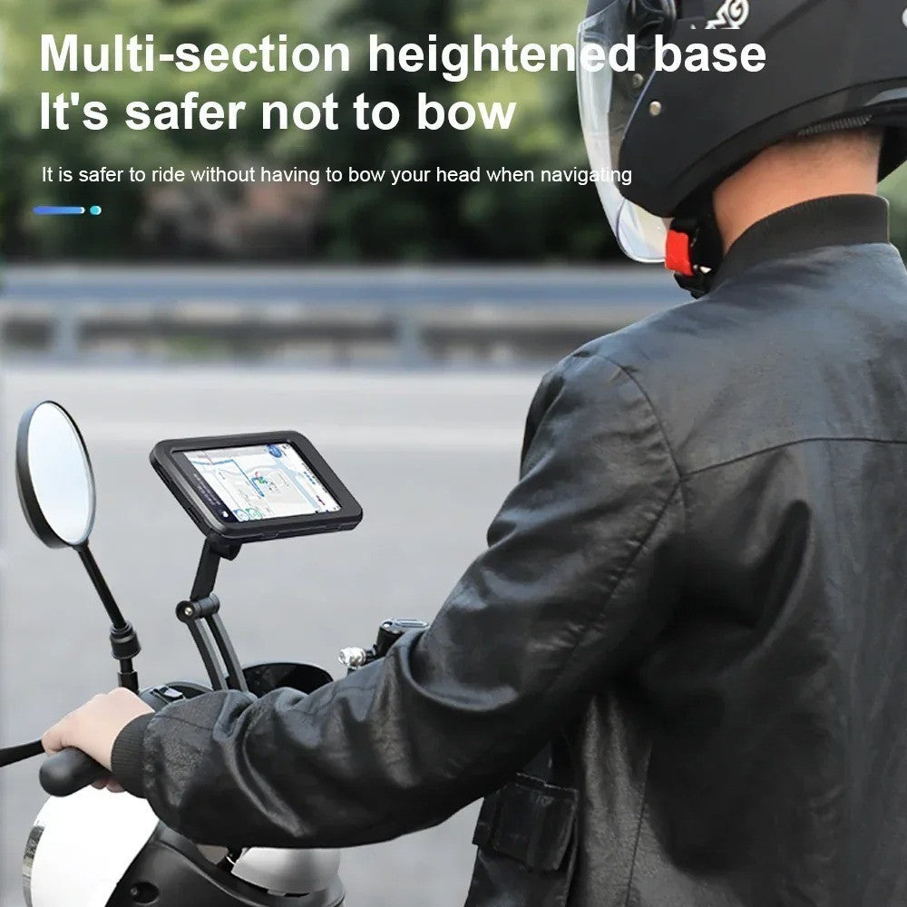 360° Waterproof Bicycle Motor Bike Phone Case Mount Holder For All Mobile Phones