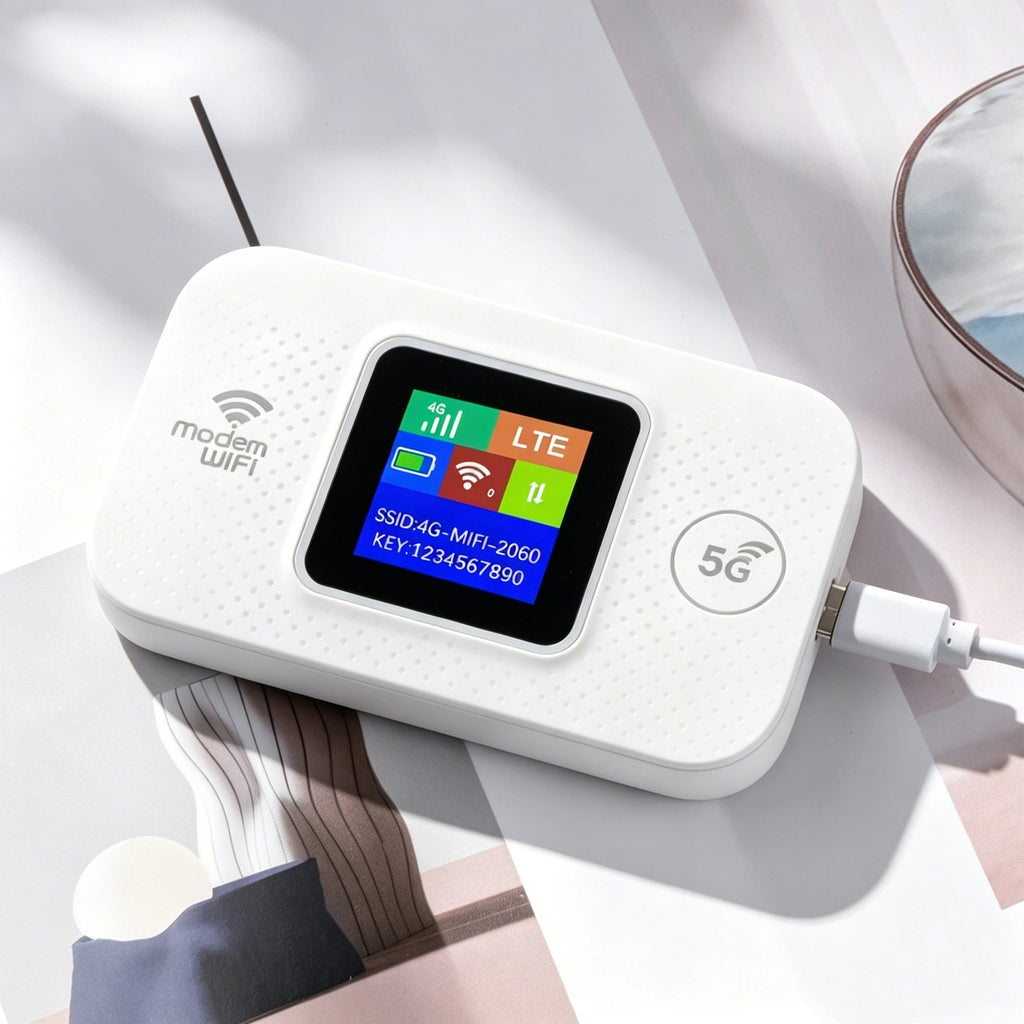 Portable Unlocked 5G LTE Wireless WiFi Router Mobile Broadband LCD MIFI Hotspots