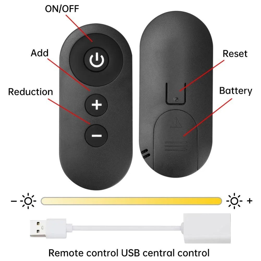 Wireless USB 5V RF Remote Control Switch for Fans LED Strip Dimming Module