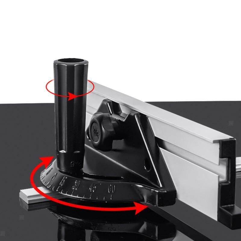 Miter Gauge Precision Table Saw Push Rule Aluminum Fence Accessories