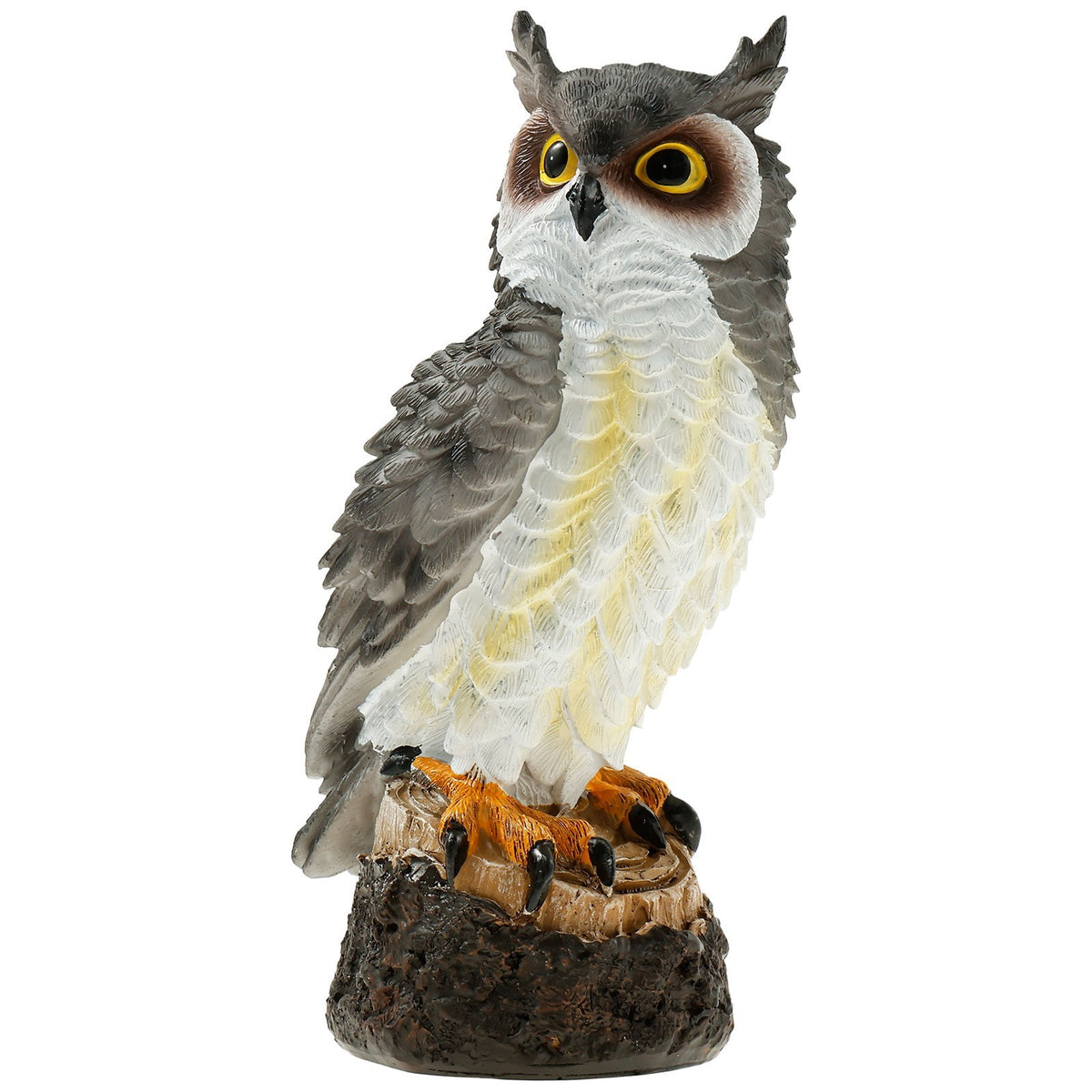 Simulation Owl Ornament Owl Statue Decoration Decoy Birddriver for Garden