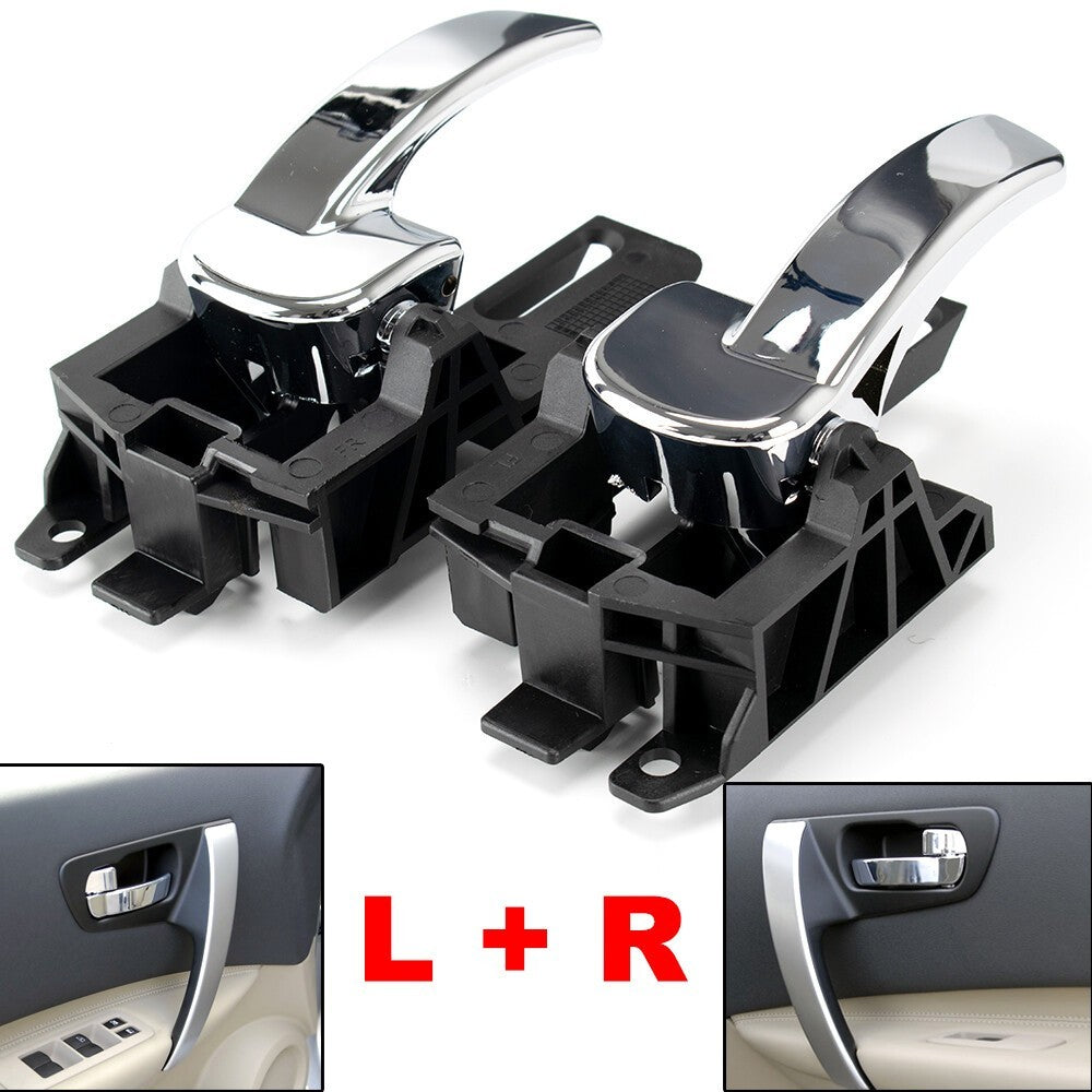 2X Inner Door Handle Left Right For Nissan Qashqai J10 80670JD00E 80671JD00E UK