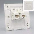 CAT.6 Ethernet Network Wall Faceplate RJ45 Outlet Socket Panel Computer UK