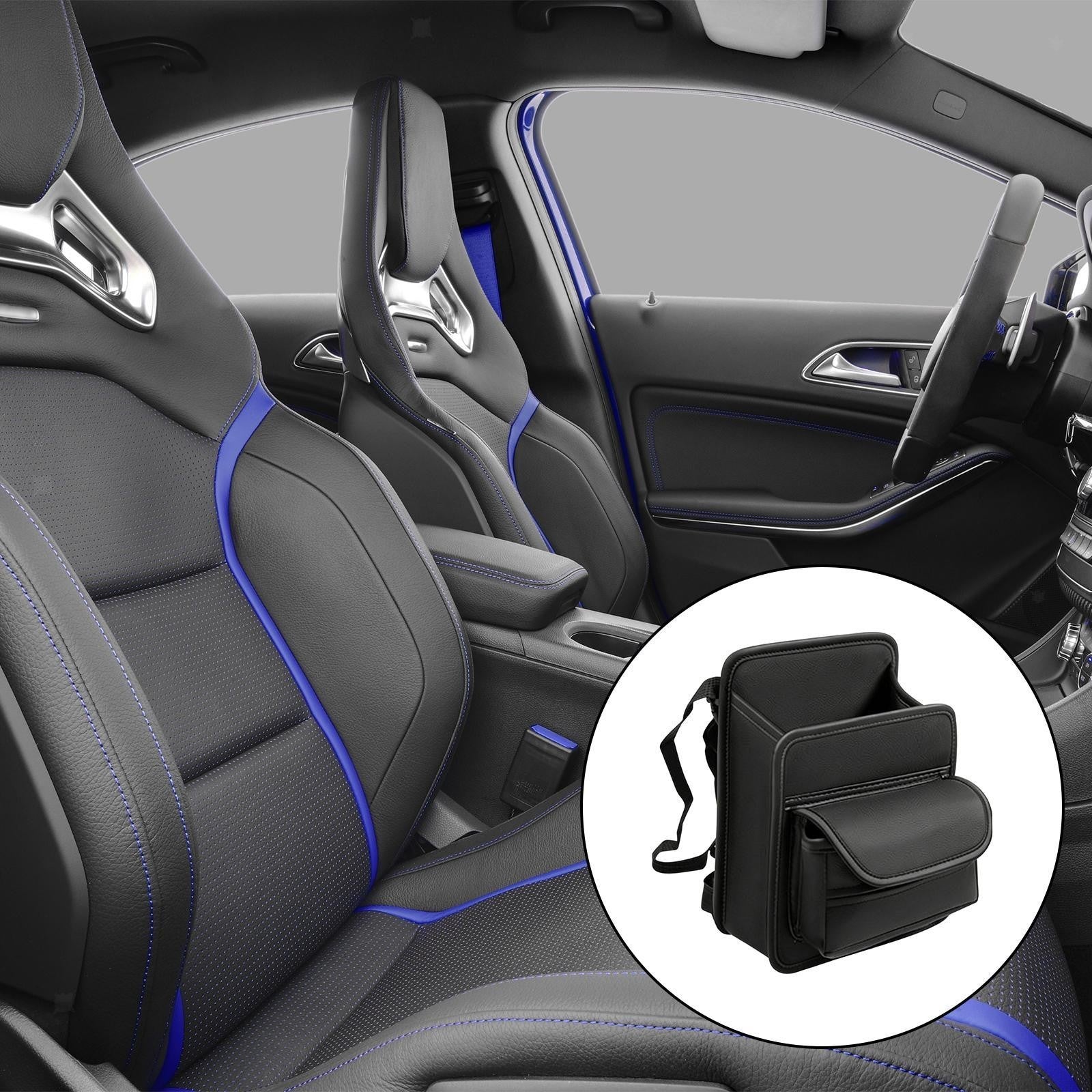 Car Storage Organizer Between Front Seats Easy to Install Handbag Holder