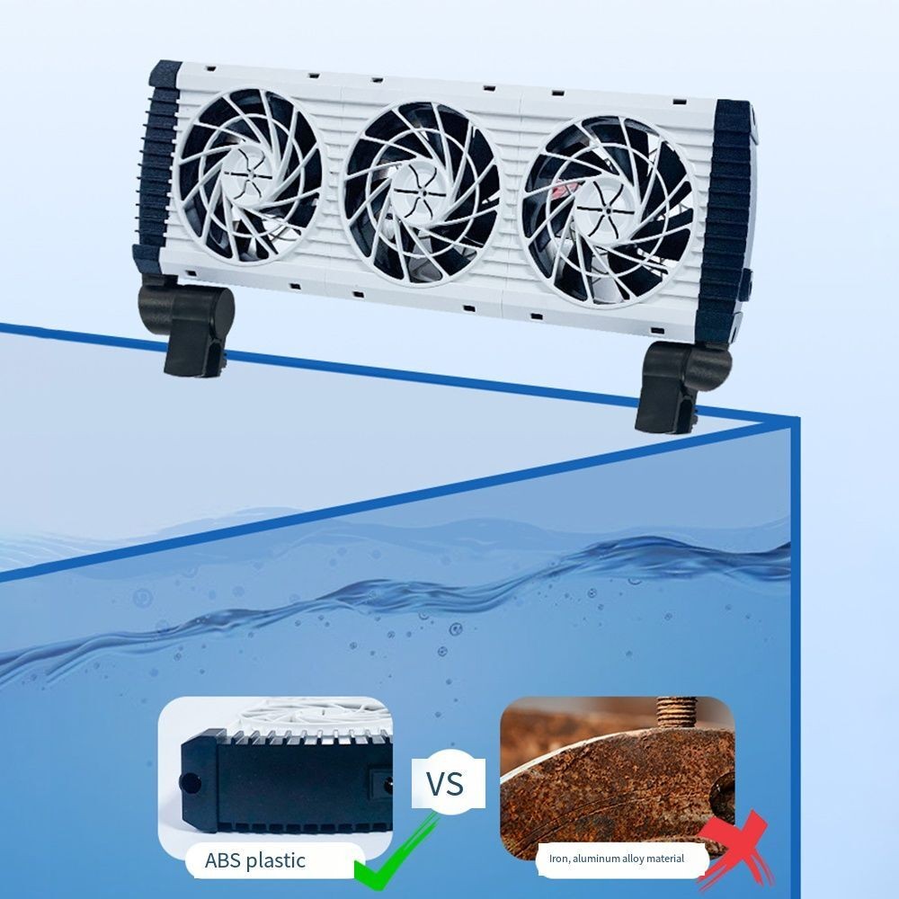 Aquarium Chiller Fish Tank Cooling Fan System With Adjustable Speeds Bracket