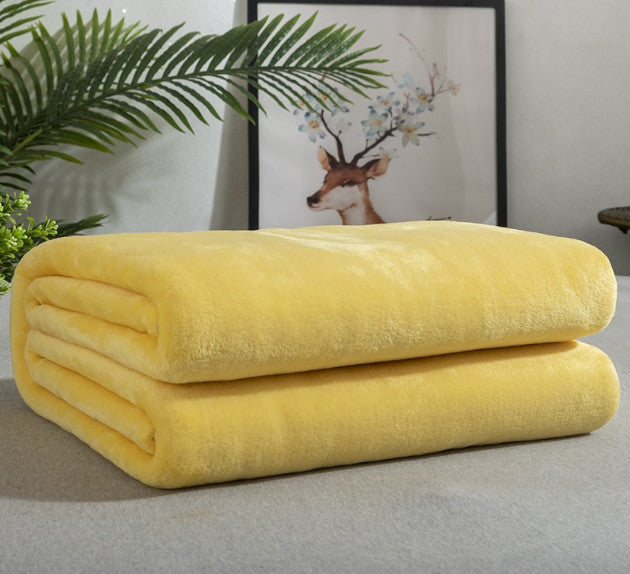 Soft Flannel Throw Blanket All Season Sofa Bed Warm Cover