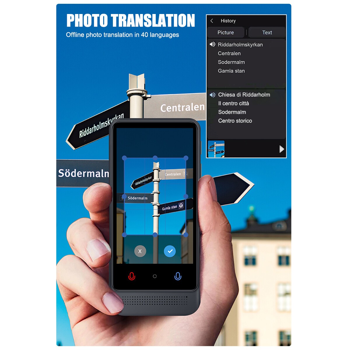 2026 Language Translator Device Real-time Smart Instant Voice 137+ Languages -UK