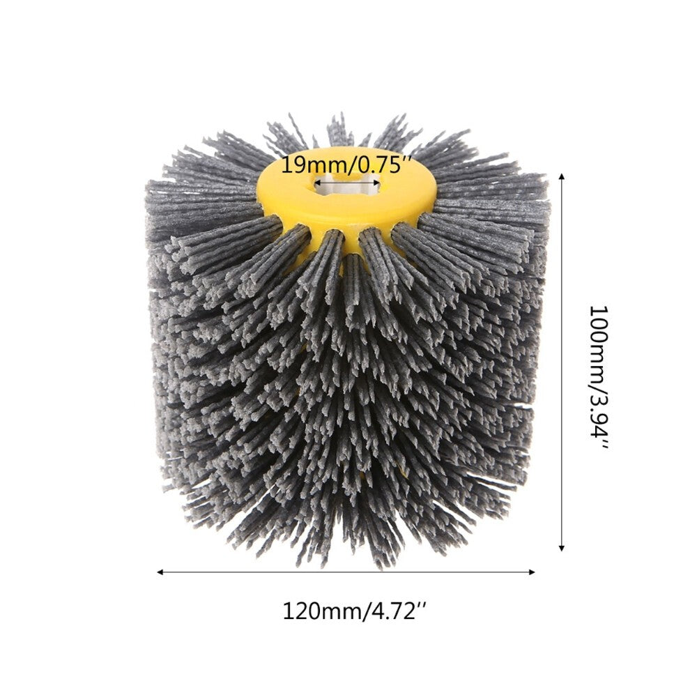 Wire Drawing Brush Wheel Polishing Grinde Burnishing Abrasive Buffer Furniture