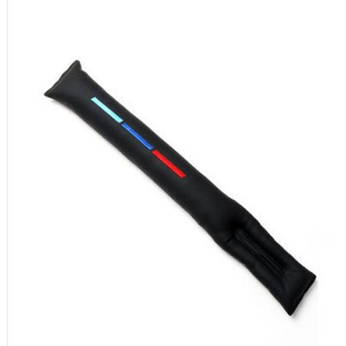 2PCS Car Seat Gap Filler Pads Fit BMW Performance Space Stopper PU Leather UK