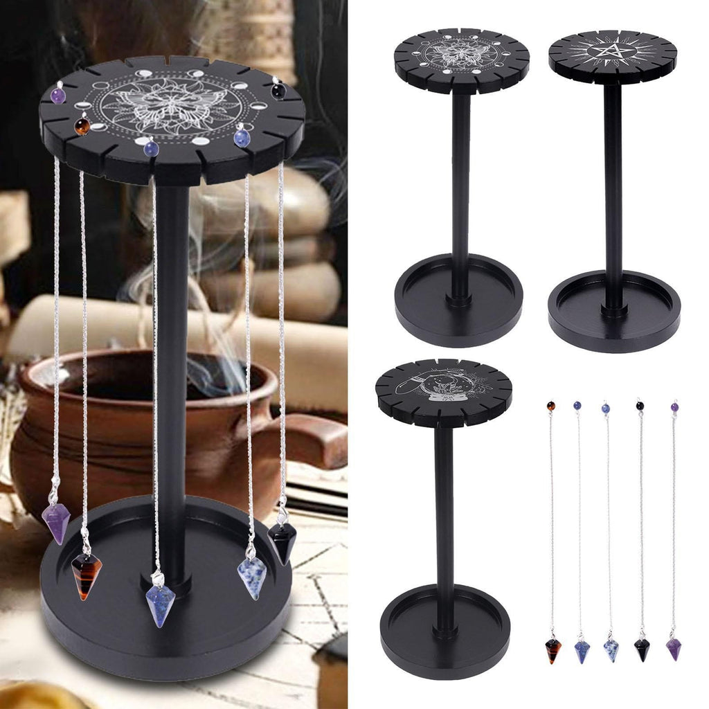 Multifunction Wooden Pendulum Display Frame Ornament Holder Stand Hanging for