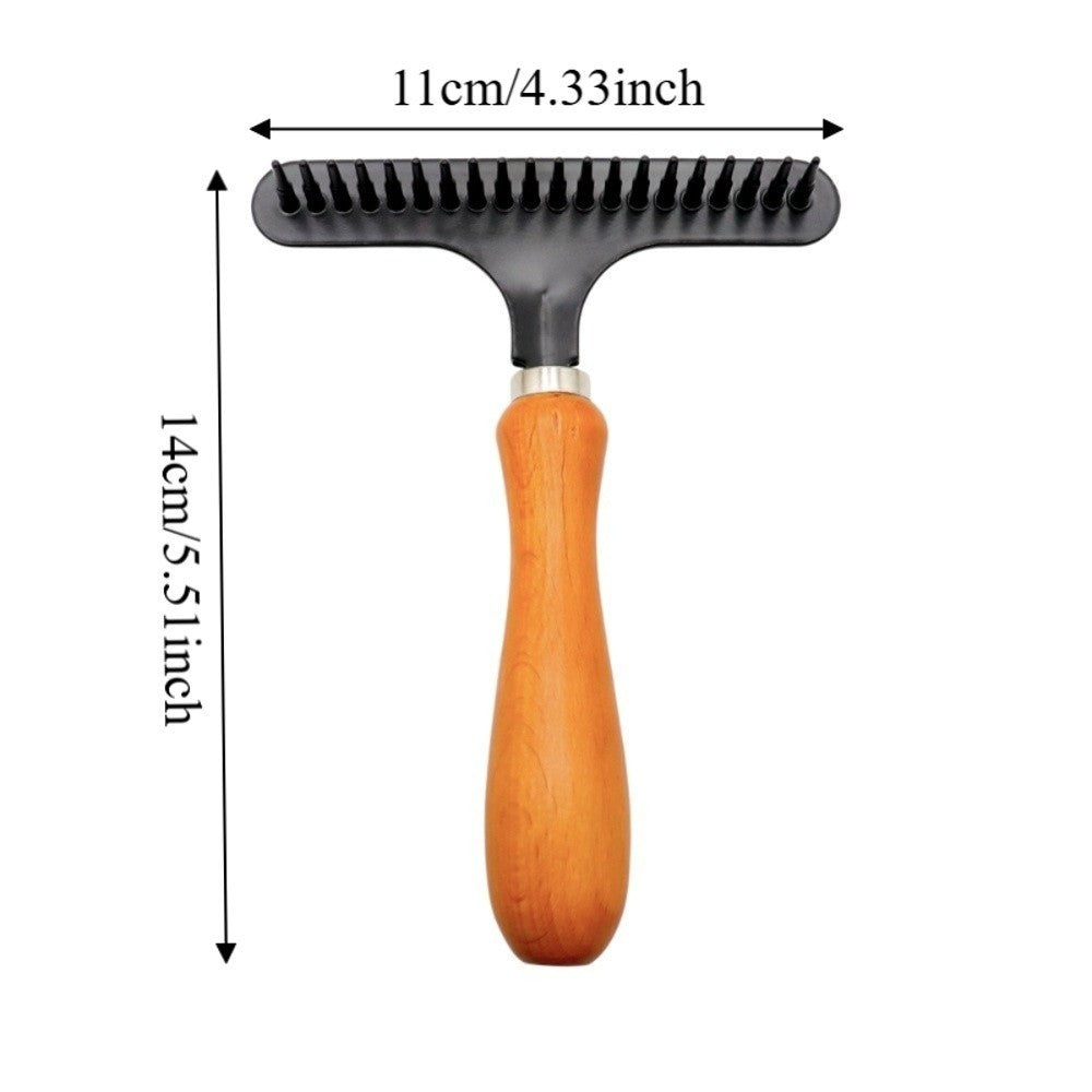 Stainless Steel Dog Grooming Tool Cleaning Carpet Rake  All Coat Types