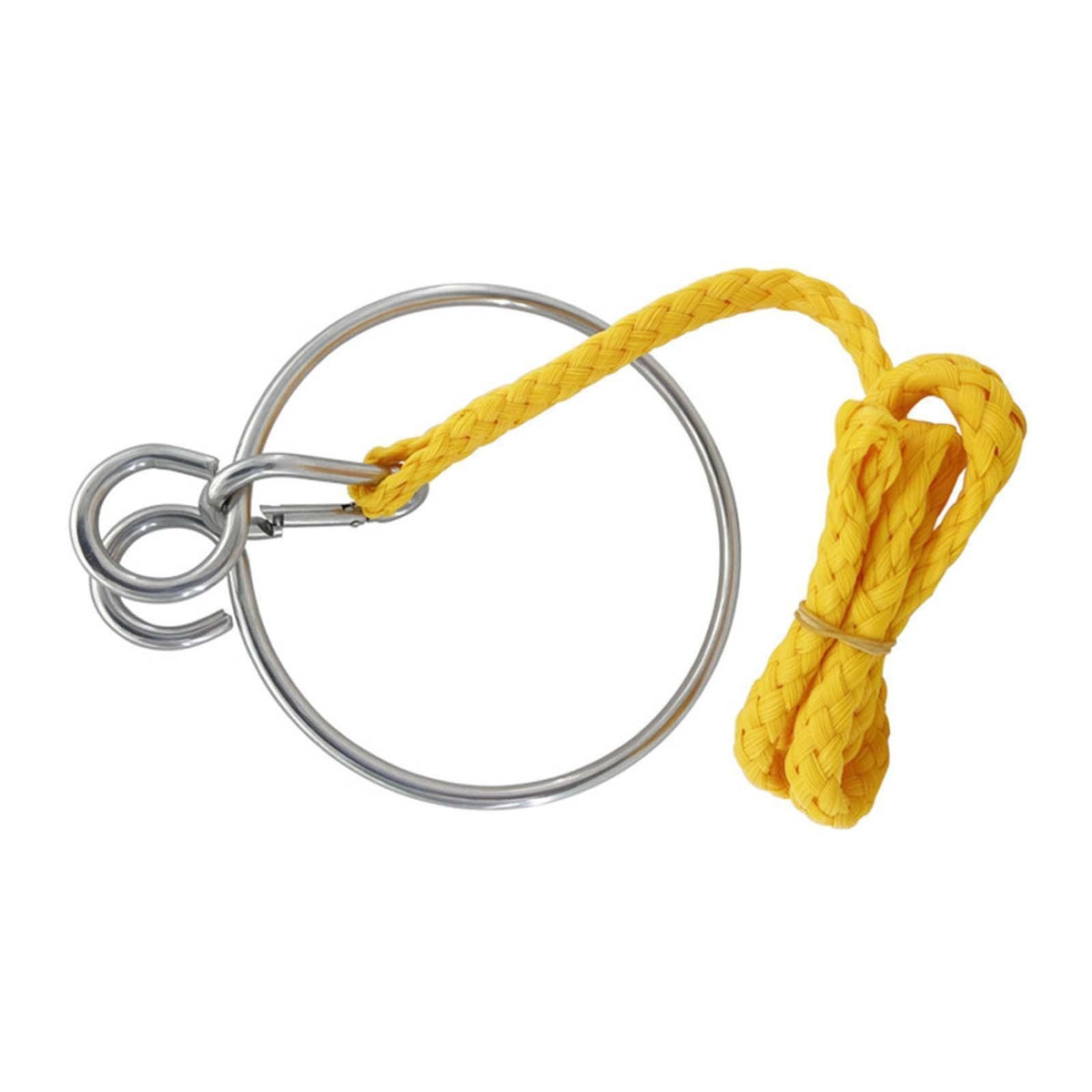 Marine Grade Anchor Retrieval Ring Carabiner and Tether Rope Length 45cm