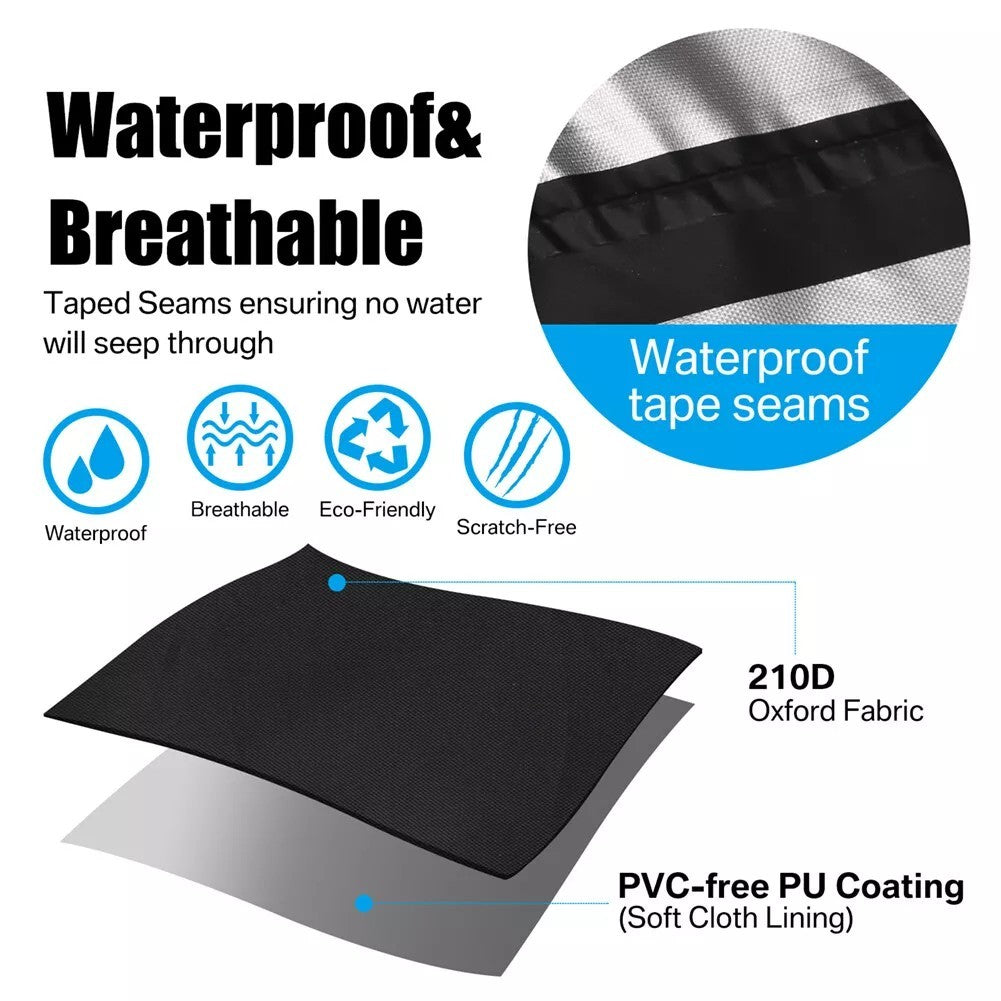 210D Waterproof Sunbed Sun Lounger Cover Outdoor Garden Furniture Patio Rattan