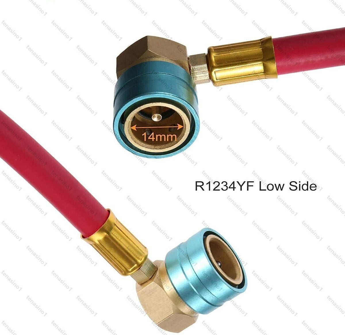 Refrigerant Charge Hose R1234YF Recharge Hose with Gauge Strong Construction UK