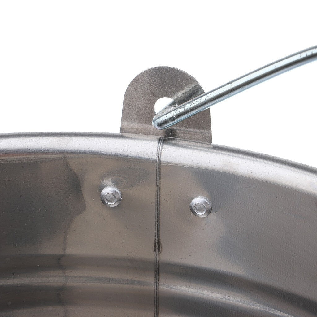 Stainless Steel Multi Use Bucket Water Milk Storage Carry Container Pail 20L