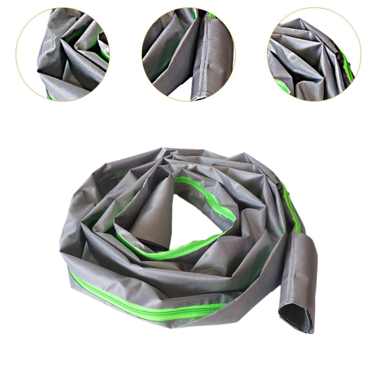 Dust Extractor Hose Sleeve with Zipper 2 in 1 Vacuum Hose Protective Sleeve