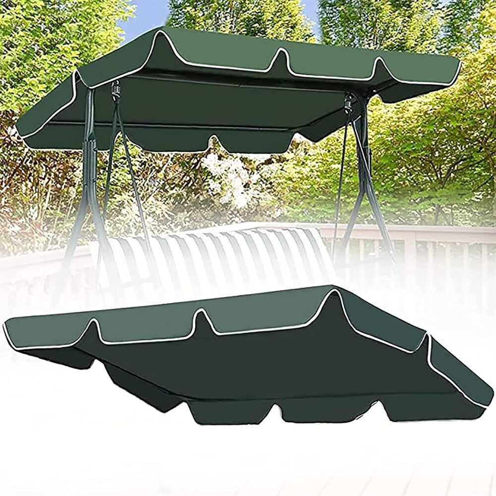 2/3 Seater Replacement Canopy Cover For Swing Seat Garden Bench Hammock Covers