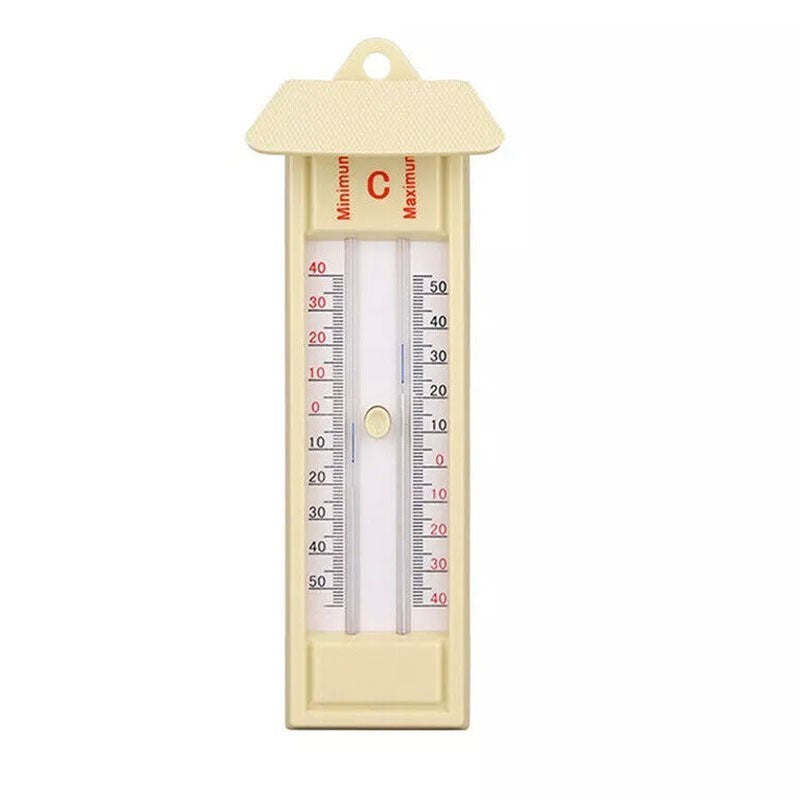 Max-Min Press Thermometer Monitor Tool -50 to 40 Degrees Garden Greenhouse