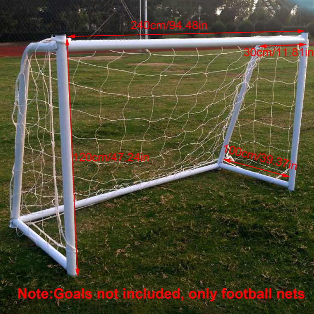 8 X 4ft Football Goal Netting Soccer Post Durable Net Equipment Accessory