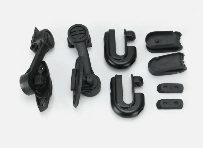 Motorbike Motorcycle Clip On Windshield Wind Screen Deflector Extension Spoiler