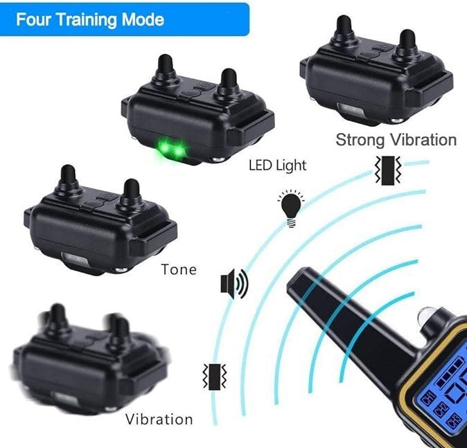 LCD Electric Pet Dog Training E-Collar Anti-Bark Obedience Remote Control 800M
