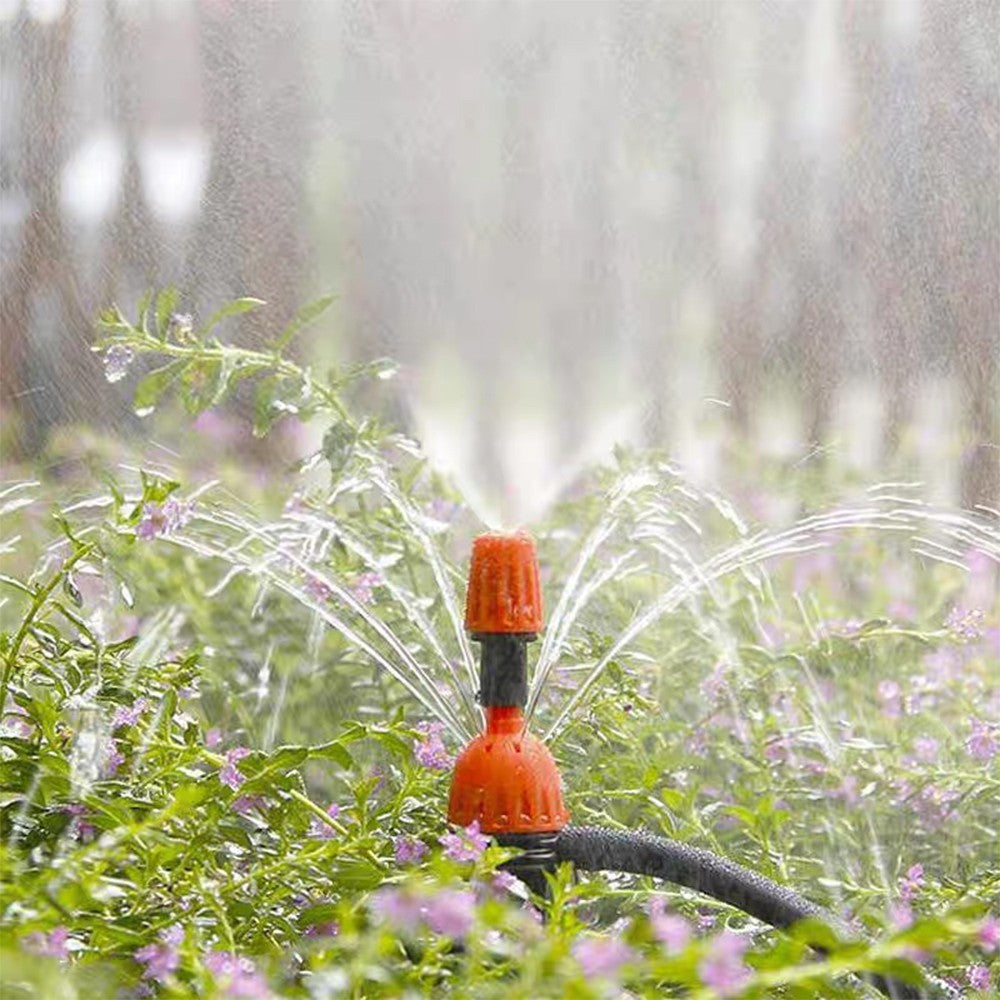 50M Drip Irrigation System Kit Garden Watering Hose Spray Nozzles