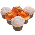 6 Pcs Artificial PU Cake Model Fake Food Decoration for Restaurant Display.*