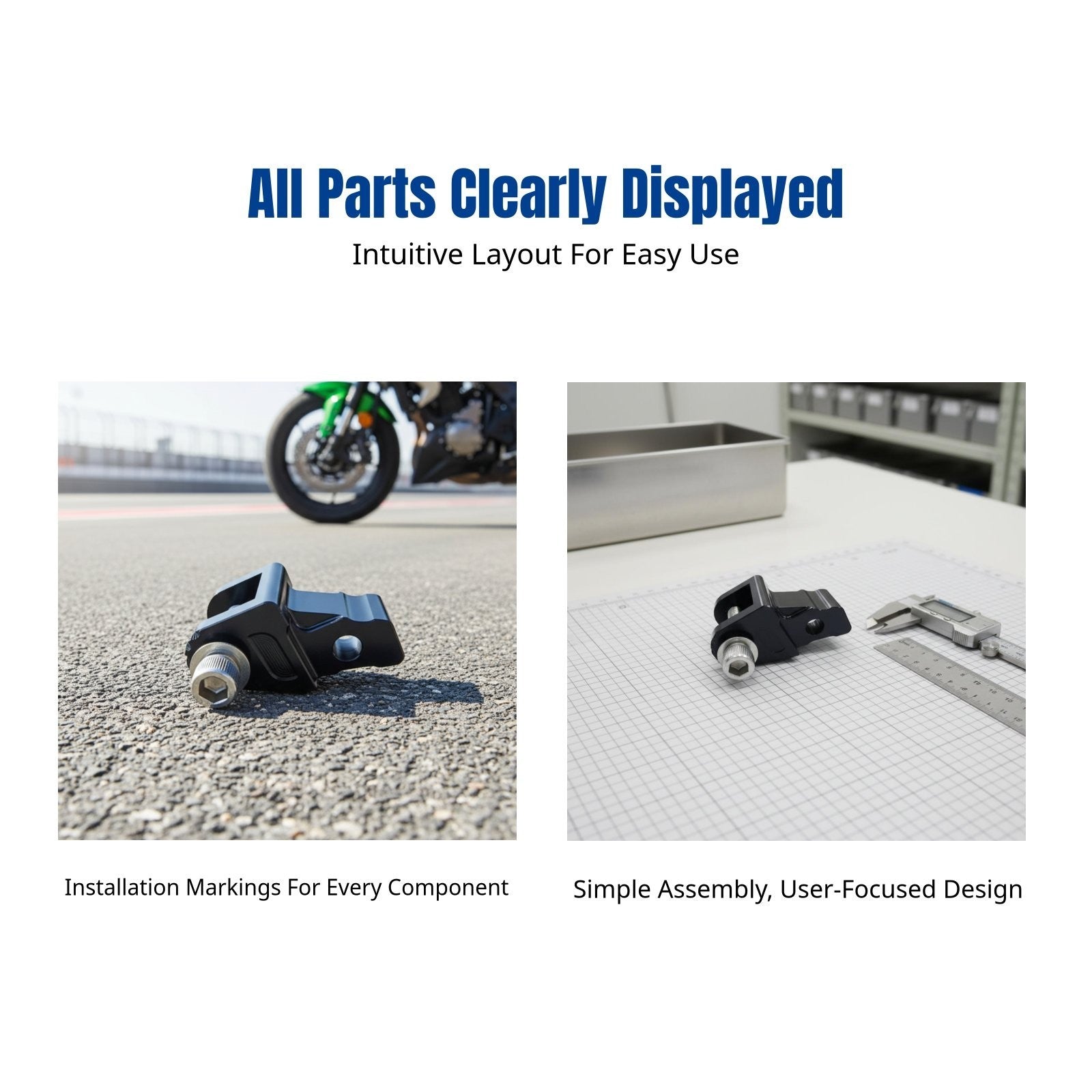Drop Link Kit Part Lowering Linkage for Kawasaki Versys650 2016-2023