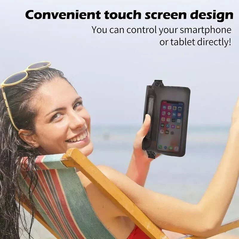 Beach Swimming Waterproof Underwater Waist Bag Pouch Dry Case Pack Pocket Wallet
