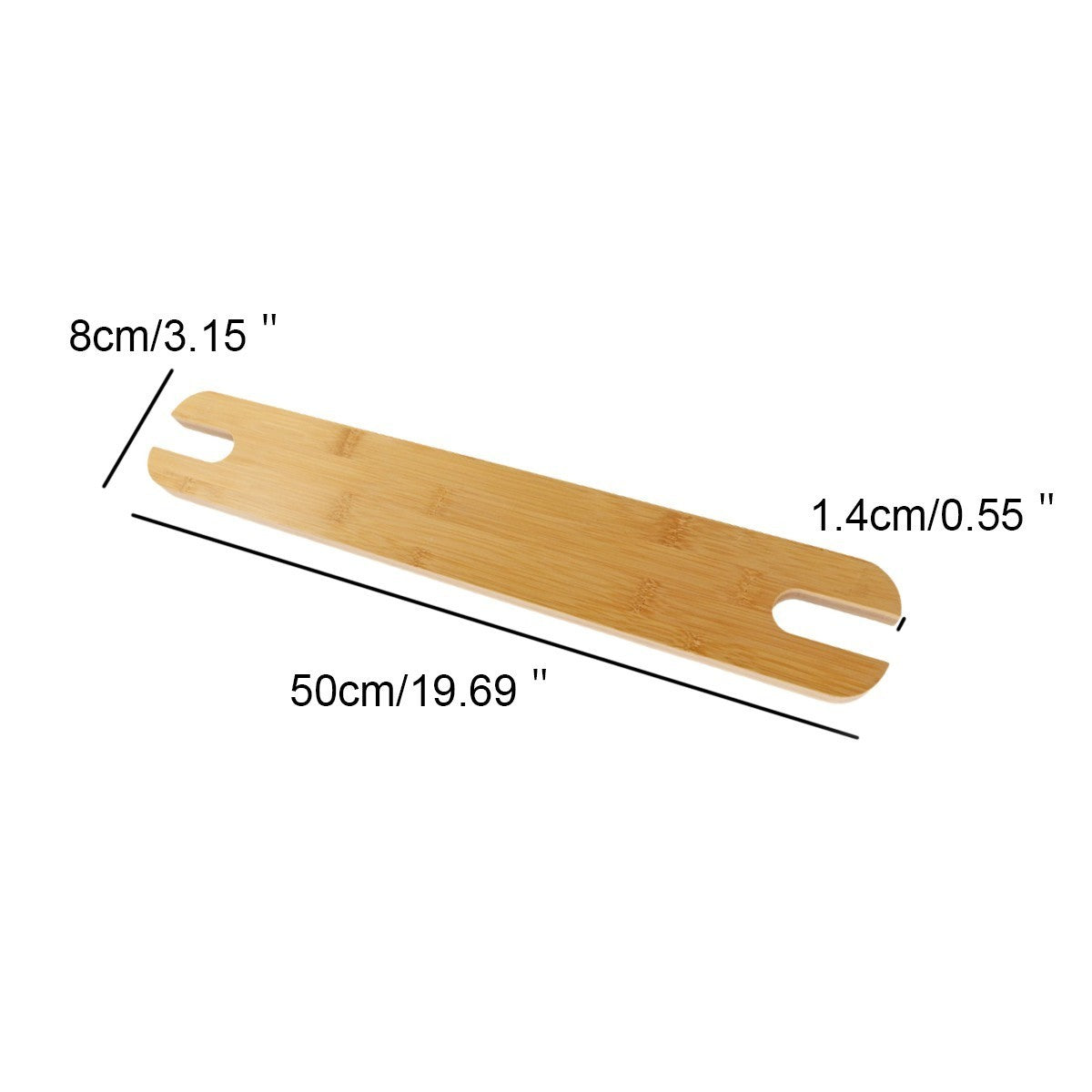Adjustable Solid Bamboo High Chair Footrest Universal Fit Wooden Foot Support