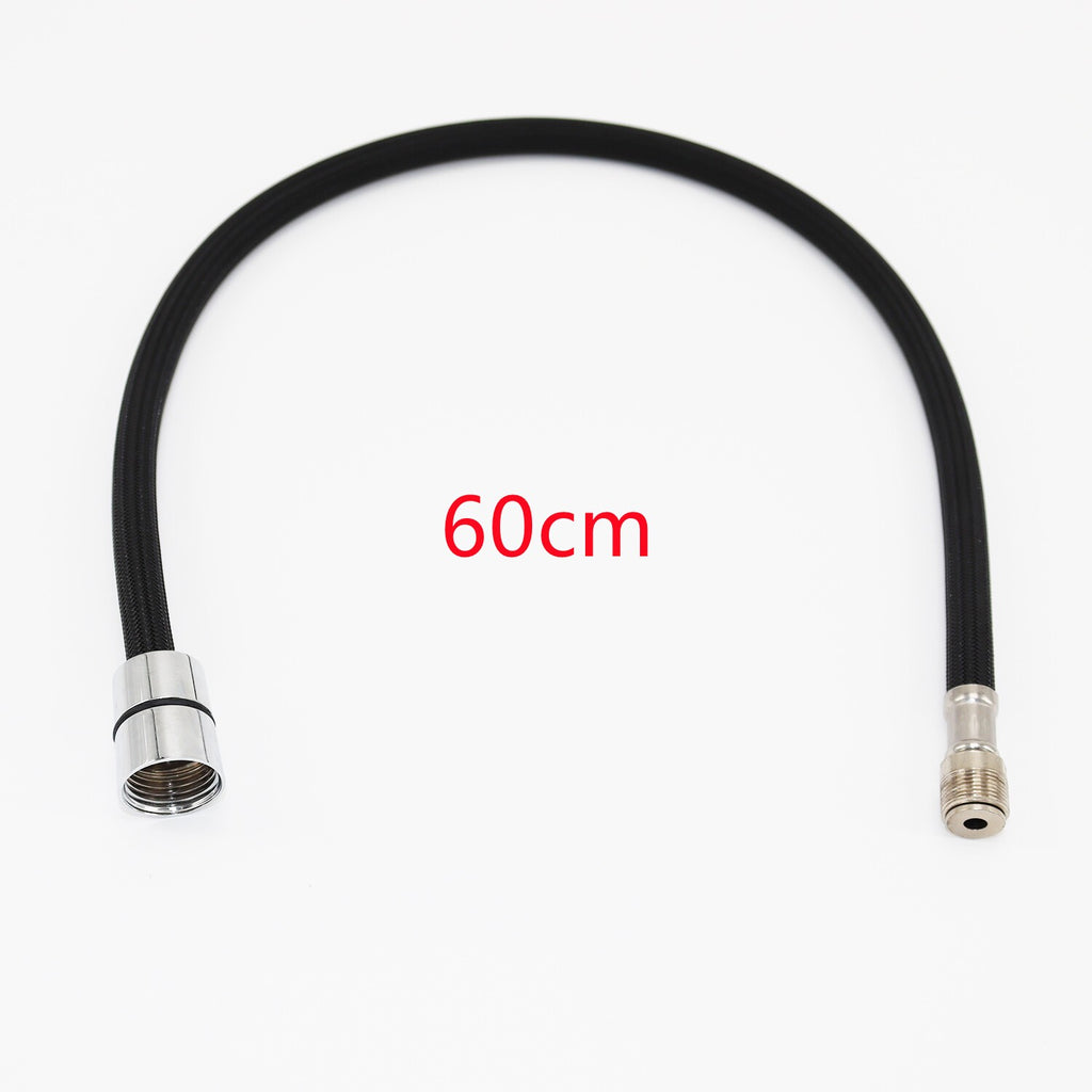 50/60Cm F1/2 M15*1 Pull Out Faucet Hose Nylon Braided Flexible Water Hose fo