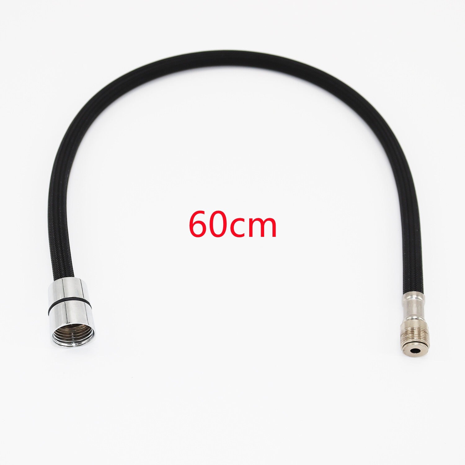 50/60Cm F1/2 M15*1 Pull Out Faucet Hose Nylon Braided Flexible Water Hose fo