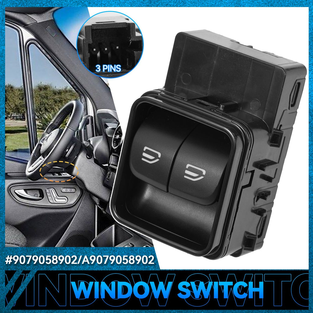 Window Switch Driver Side For Mercedes Sprinter 907 910 18-2022 A9079058902 NEW
