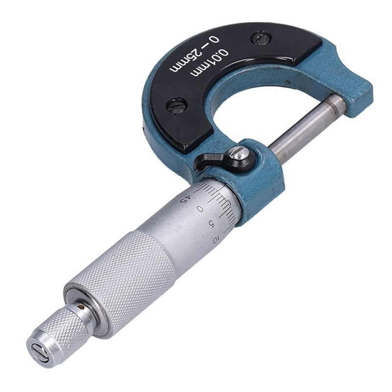 Outside Micrometer 0-25mm/0.01mm Grad Metric External Caliper 0-25mm