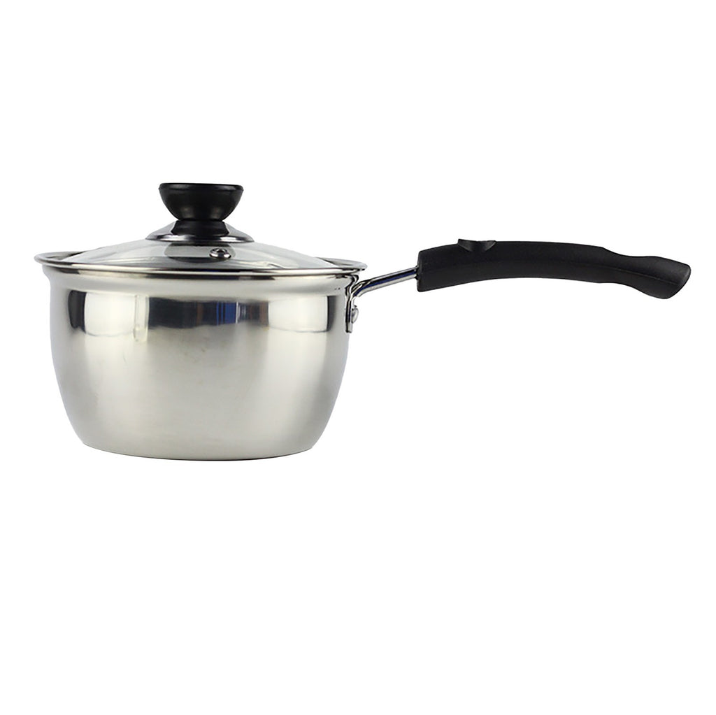 Milk Pot Classic Stainless Steel Thickened With Anti Scald Handle Milk Warme NEW