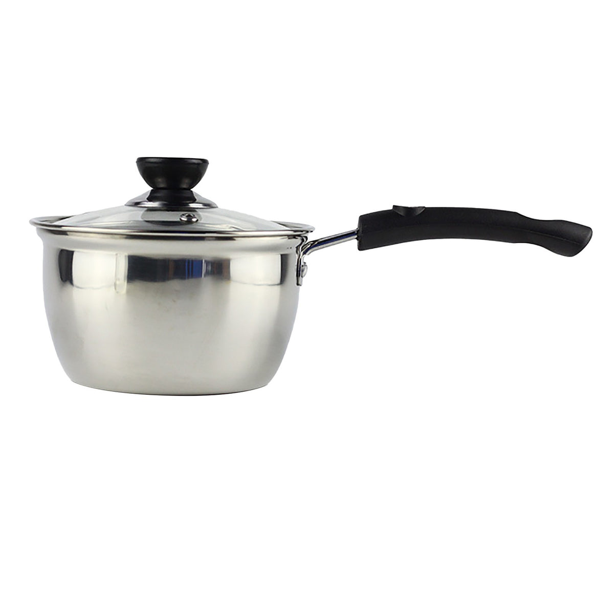 Milk Pot Classic Stainless Steel Thickened With Anti Scald Handle Milk Warme NEW