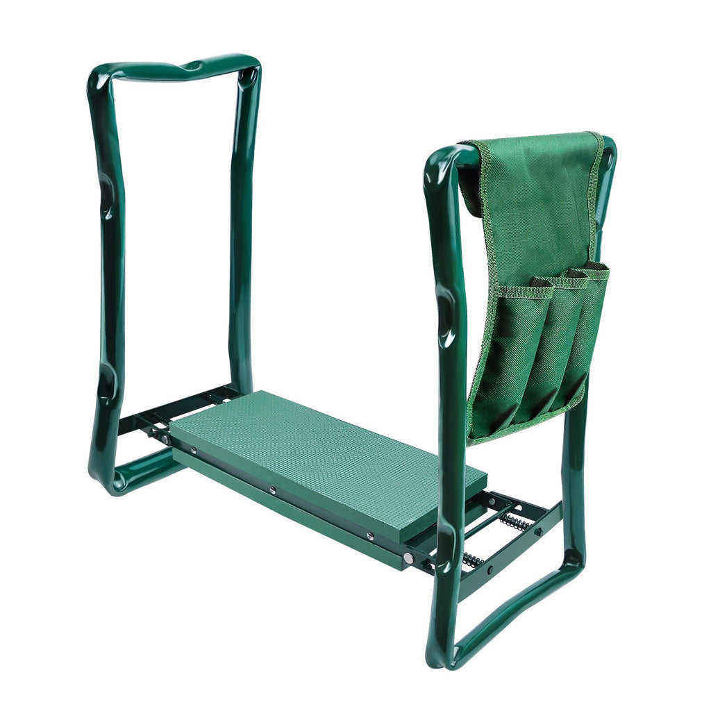 2-in-1 Folding Garden Kneeler Padded Foam Seat Stool Knee Pad Portable Helper