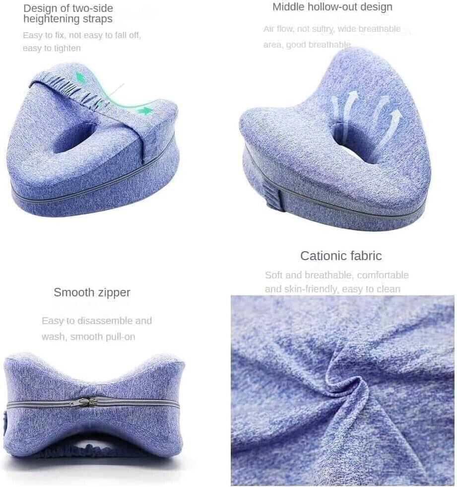 Hip Alignment Pillow,Alignment Pillow-Relieve Hip Pain/Sciatica,Adjustable strap