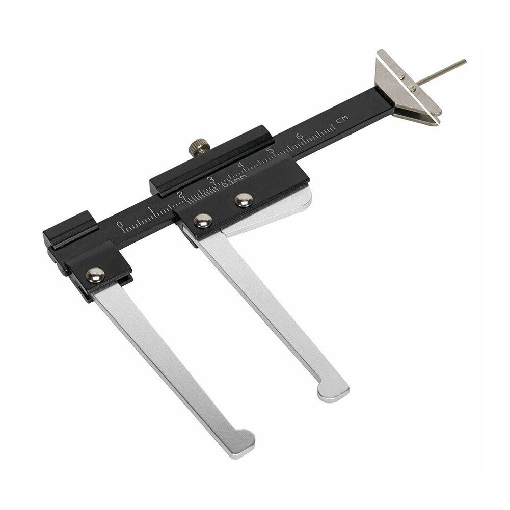 0-60mm Brake Disc Vernier Caliper Thickness Gauge Caliper Ruler Measuring Tool