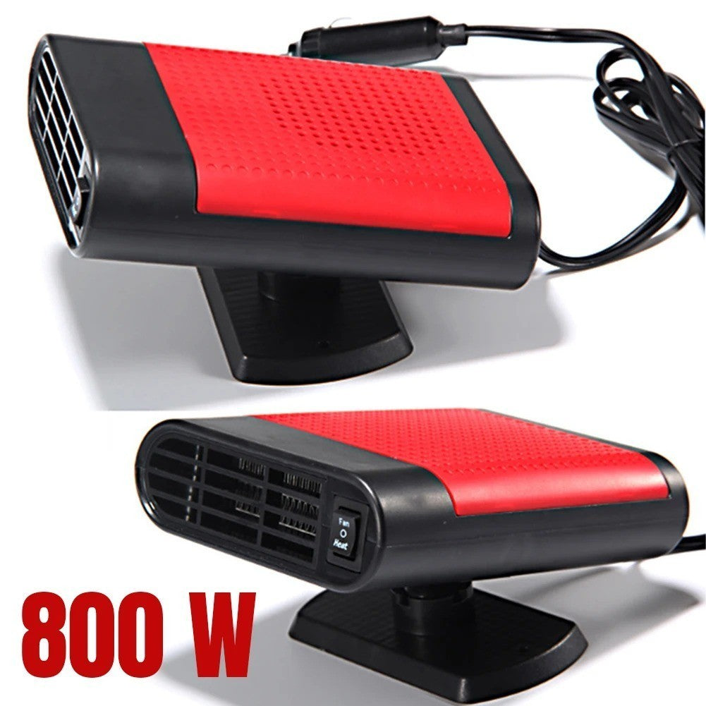 800W Car Heater Portable Electric Heating Fan Defogger Defroster Demister 12V