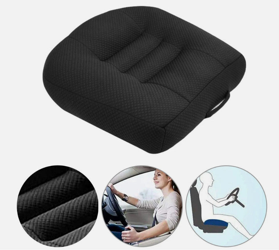 Car Seat Cushion Car Booster Heightening Driver Posture Cushion Reduce Fatigue