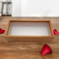 Memory Box Display Case 3D Shadow Frames Wooden Double-Sided Deep Box DIY Crafts