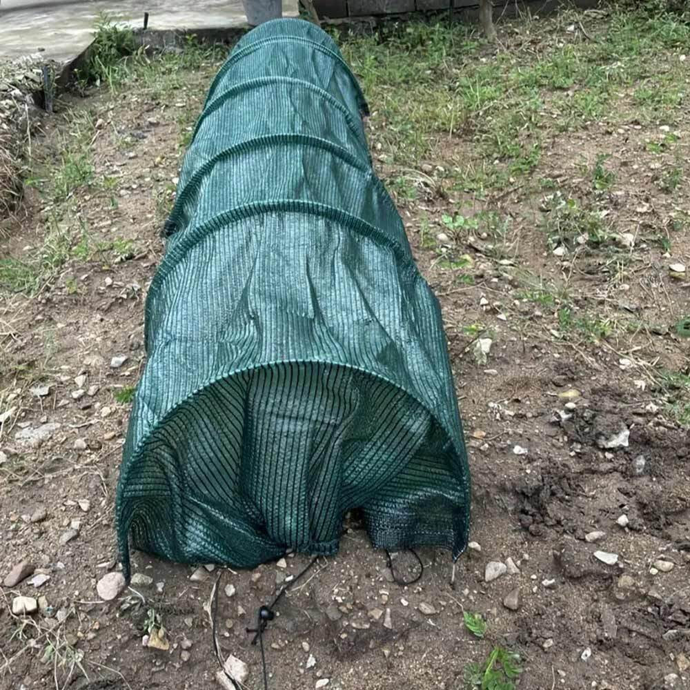 Garden Tunnel Shade Net Cover Portable Cloche Hoops for Balcony Yard Outside UK
