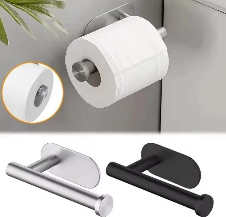 Toilet Roll Holder Dispenser Wall Mounted Stainless Steel Modern Style UK🔥