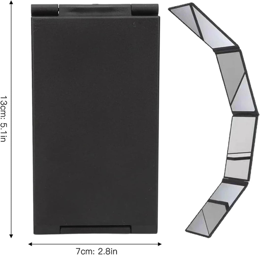 Nishomee Mirror, 4-Sided Folding Mirror, Multi Angle Folding 360 Degree Compact