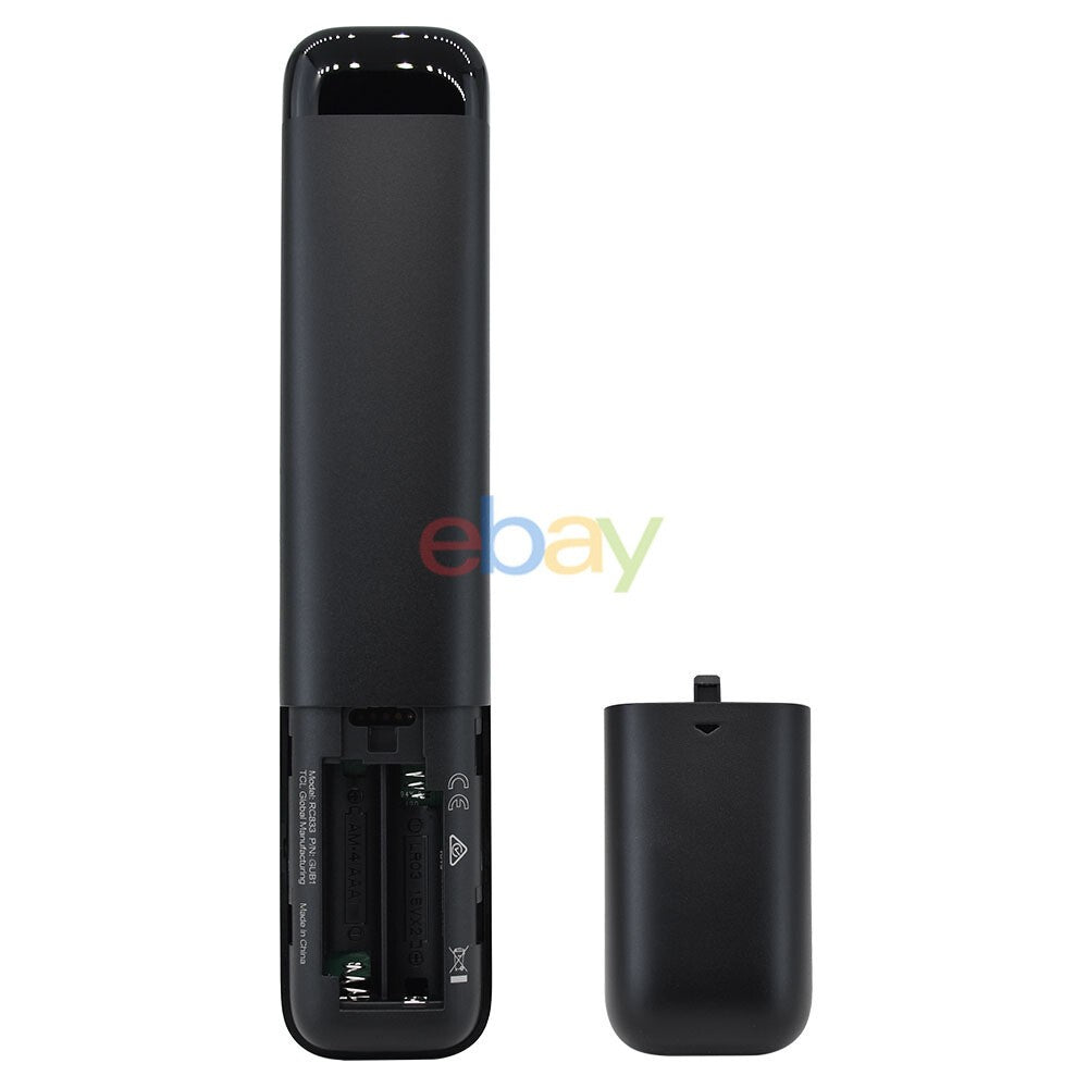 New RC833 GUB2 Remote Control For TCL Series QLED Smart TV 65C845 65C745