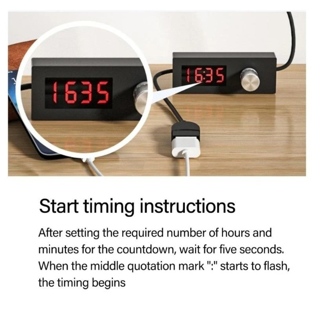 Portable USB Timer Switch Adjustable Auto Shut Off  Electronic Devices