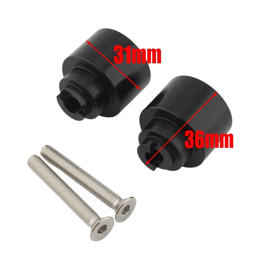Black Bar Ends Pair for Honda CBR600RR CBR900RR CBR1000RR VTR Motorcycle