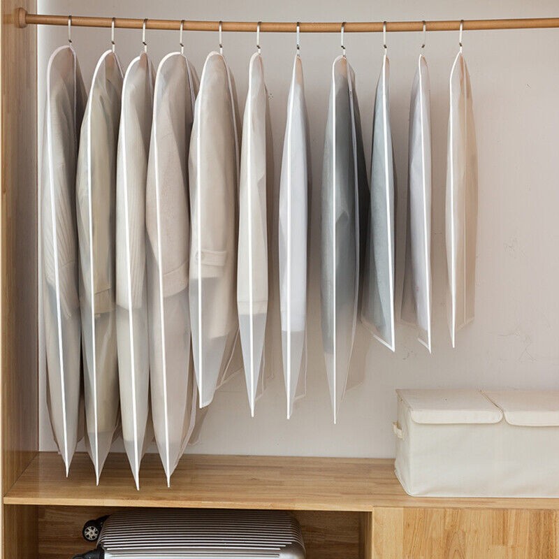 Clothes Cover Suit Dustproof Storage Bag Garment Dress Jacket Coat Protector UK